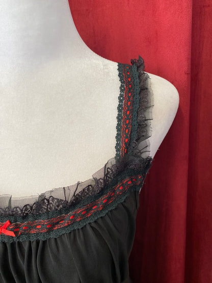 Morgan de Toi black y2k top with ruffled details 💋