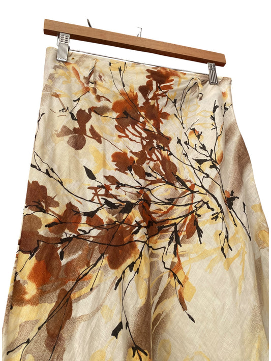 Linen Italian 90s skirt