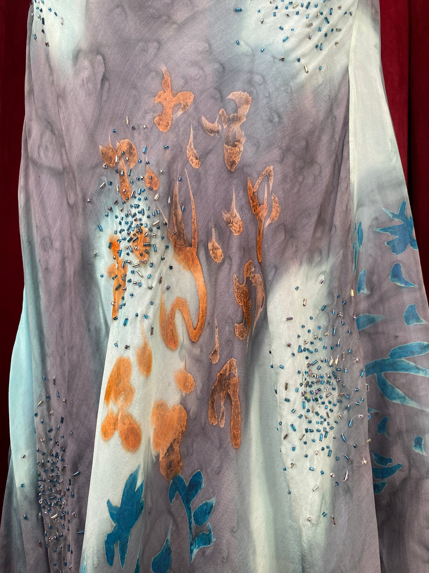 Celestial Mirage Crystal Mermaid Gown