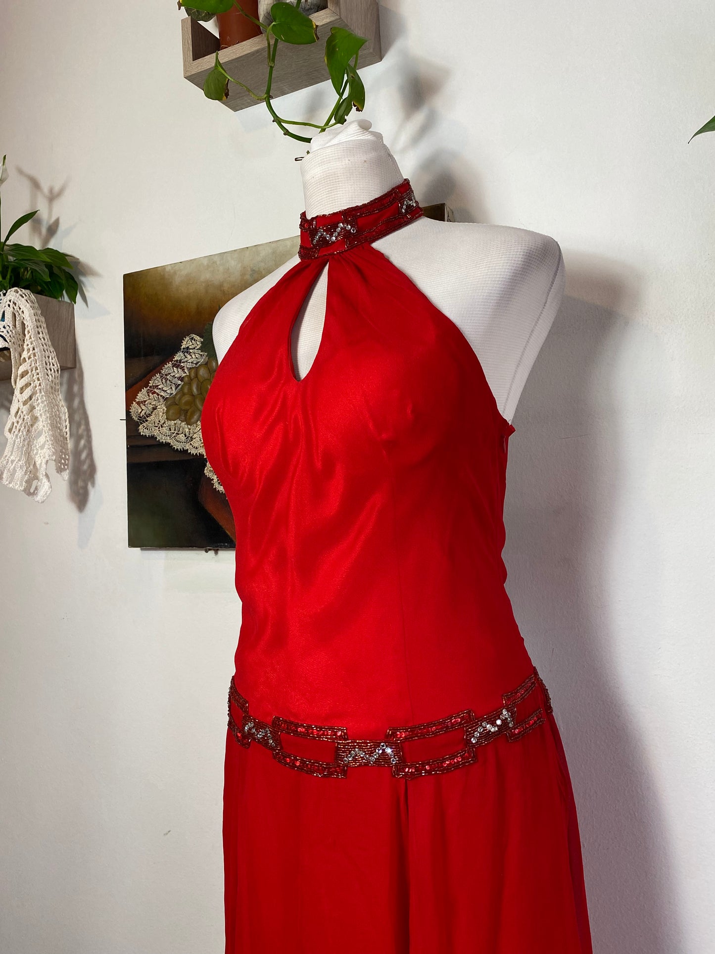 100% silk brand new Allure gown