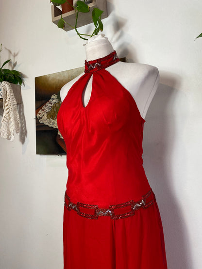 100% silk brand new Allure gown