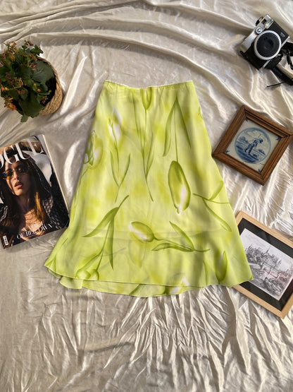 Light green summer skirt 🫒