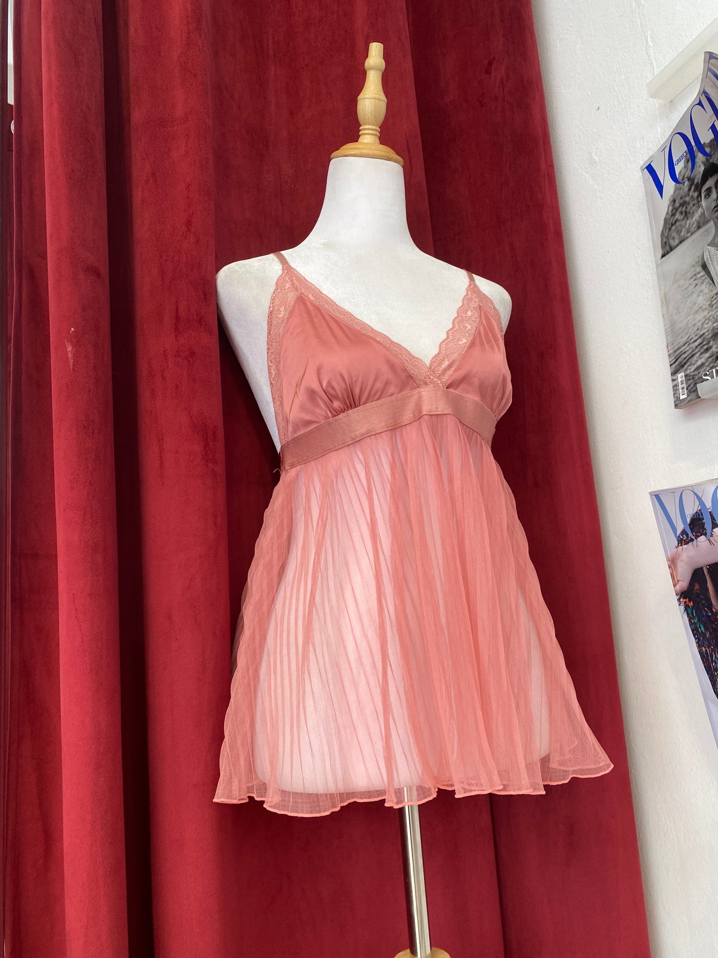 Dusty pink fairy cami top 🌸