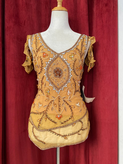 The Aurelia Silk Treasure Top