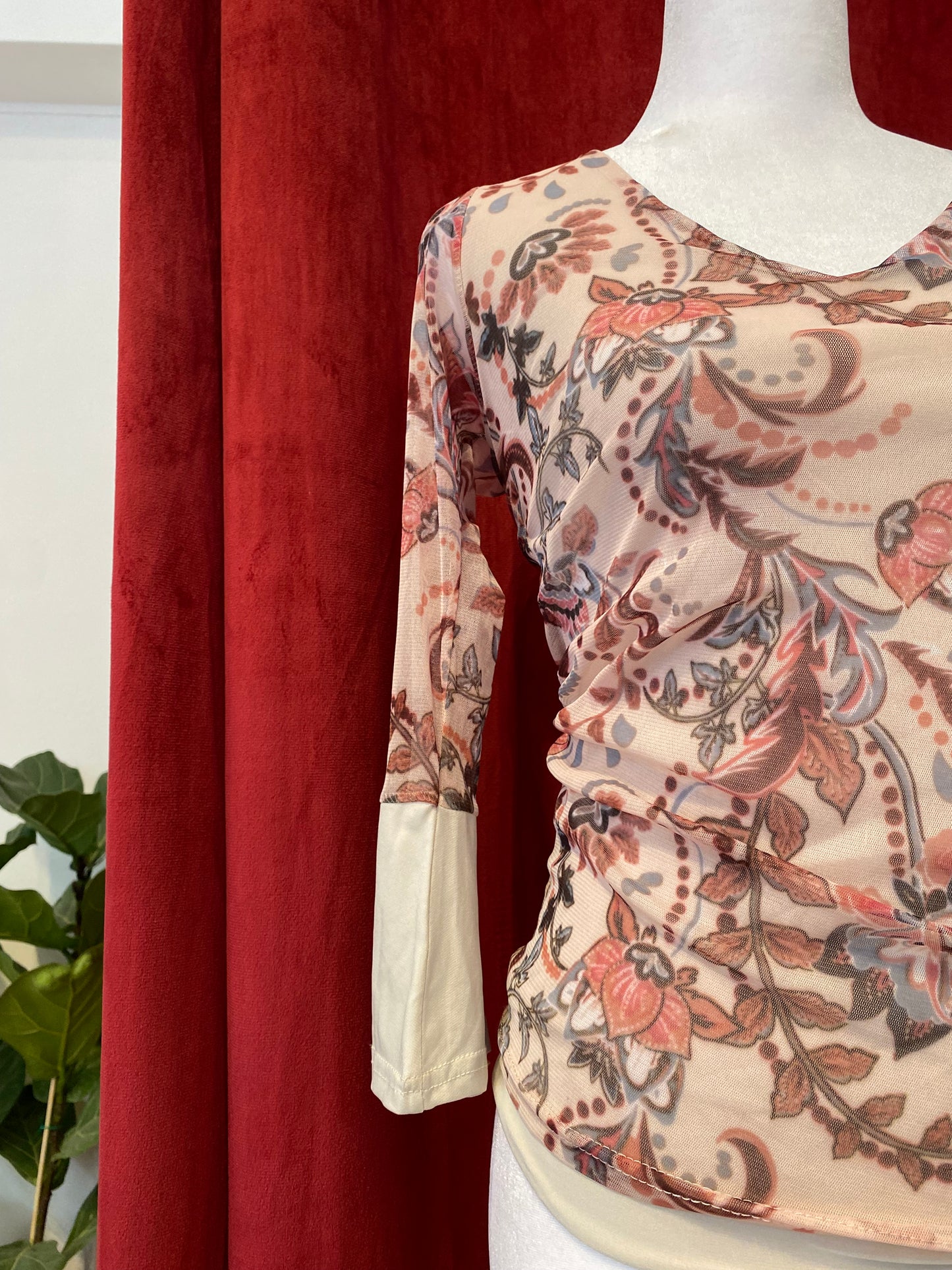 Pink Y2K multicoloured top