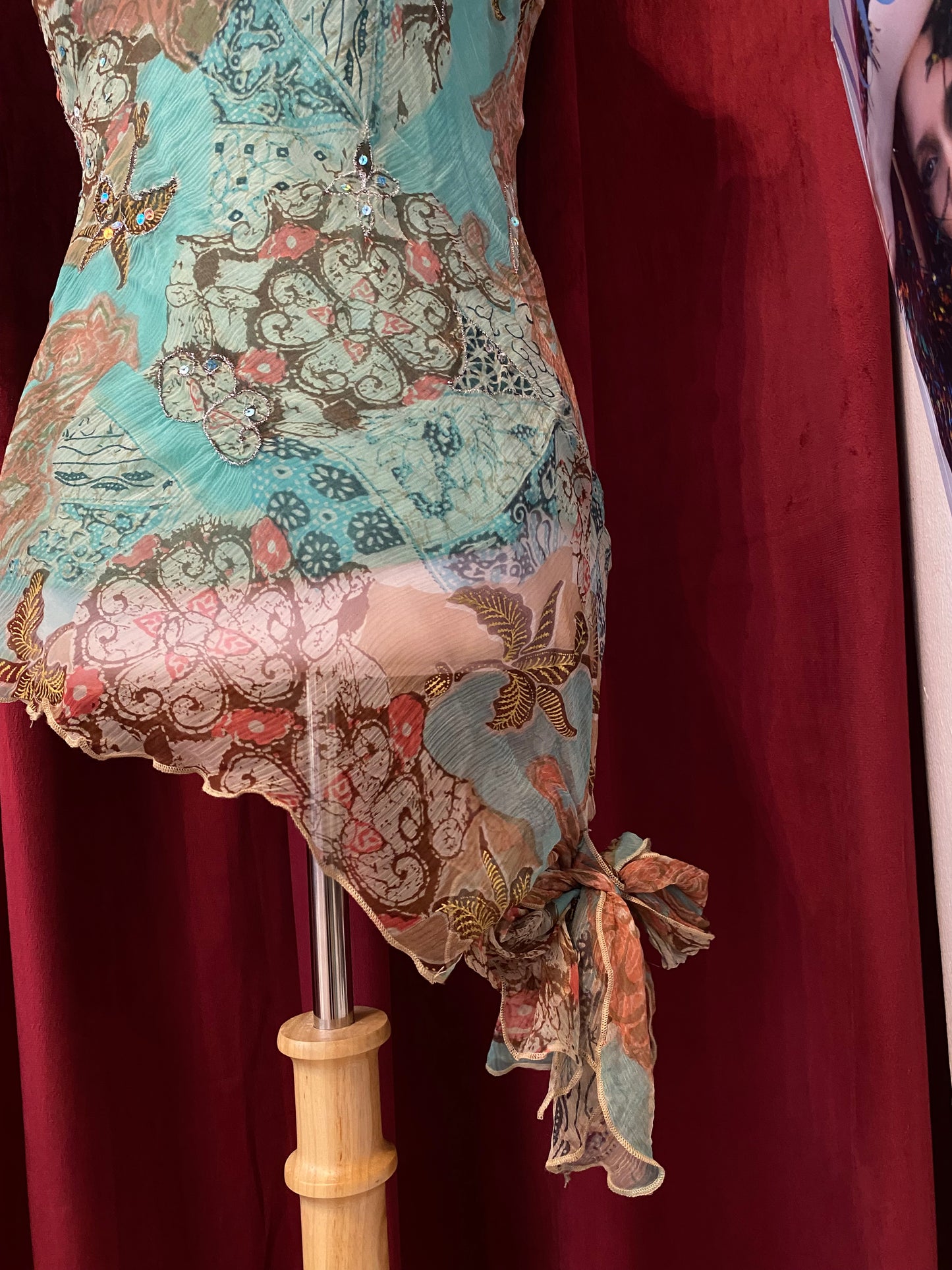 100% silk brand new K Derhy fairy top 🧚