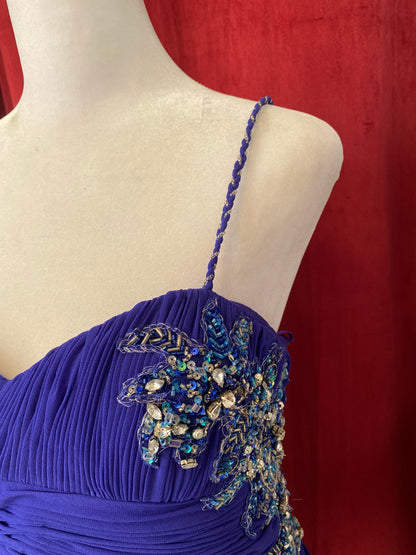 Rich purple bodycon princess dress