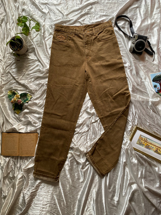 Brand new brown 90s jeans
