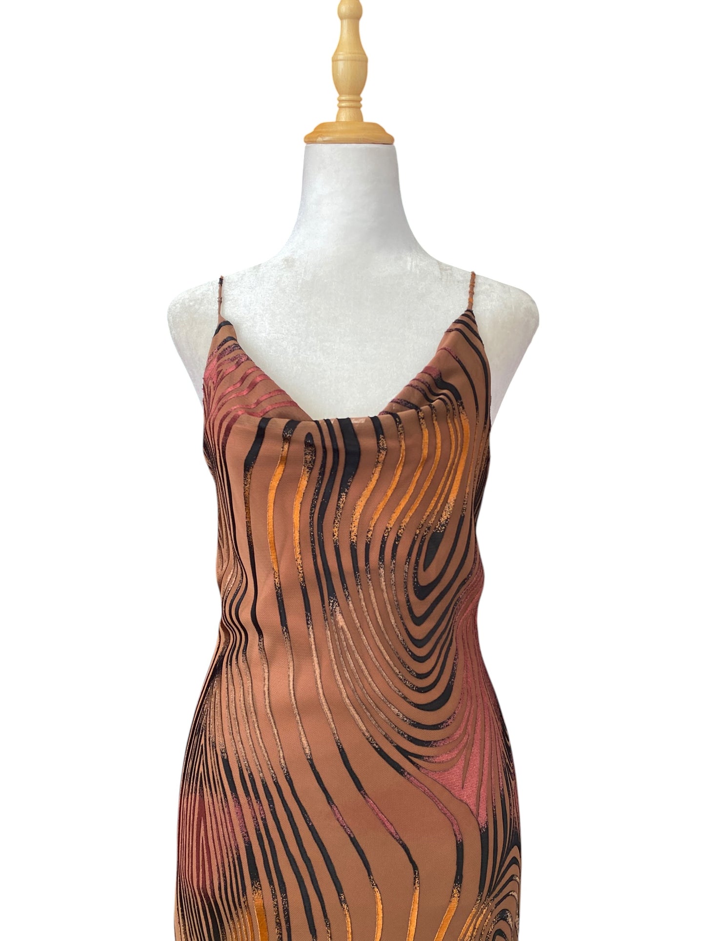 The “ Ophelia “ dress in brown