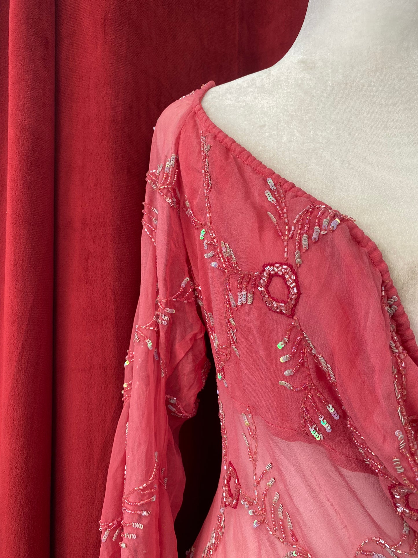 100% silk deadstock dreamy blouse