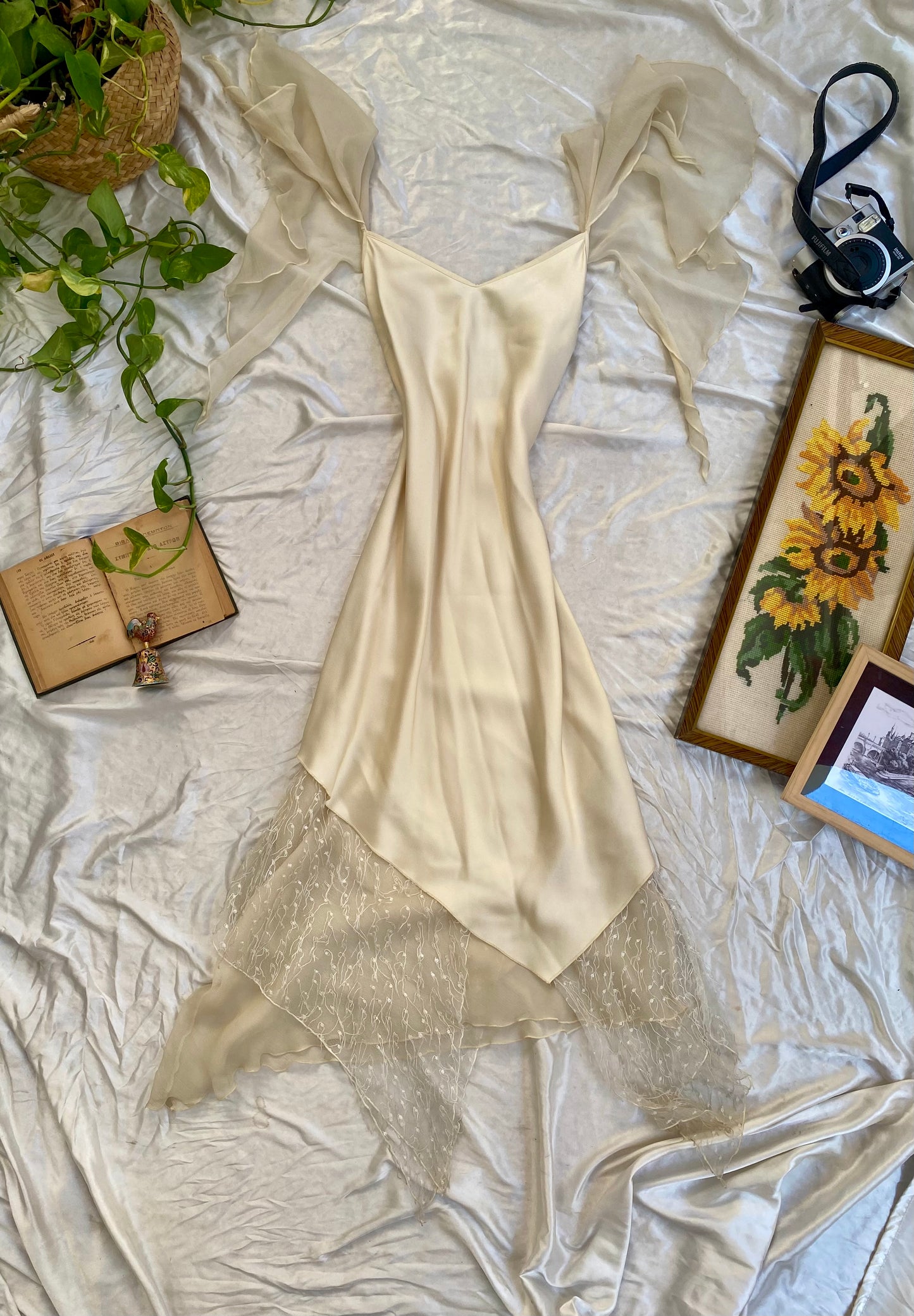 The “ivory “ dress