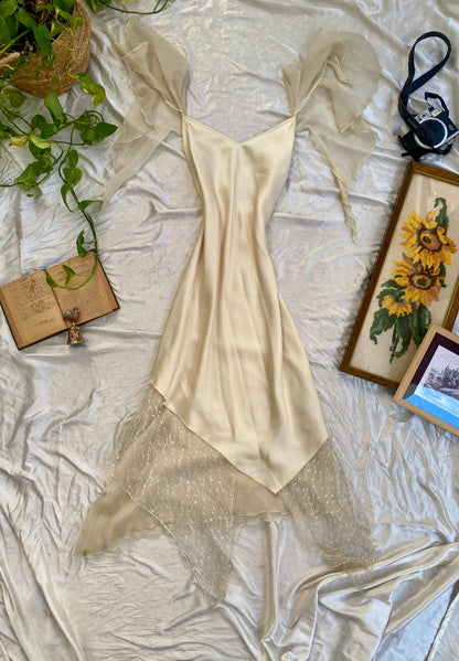 The “ivory “ dress