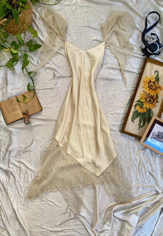 The “ivory “ dress