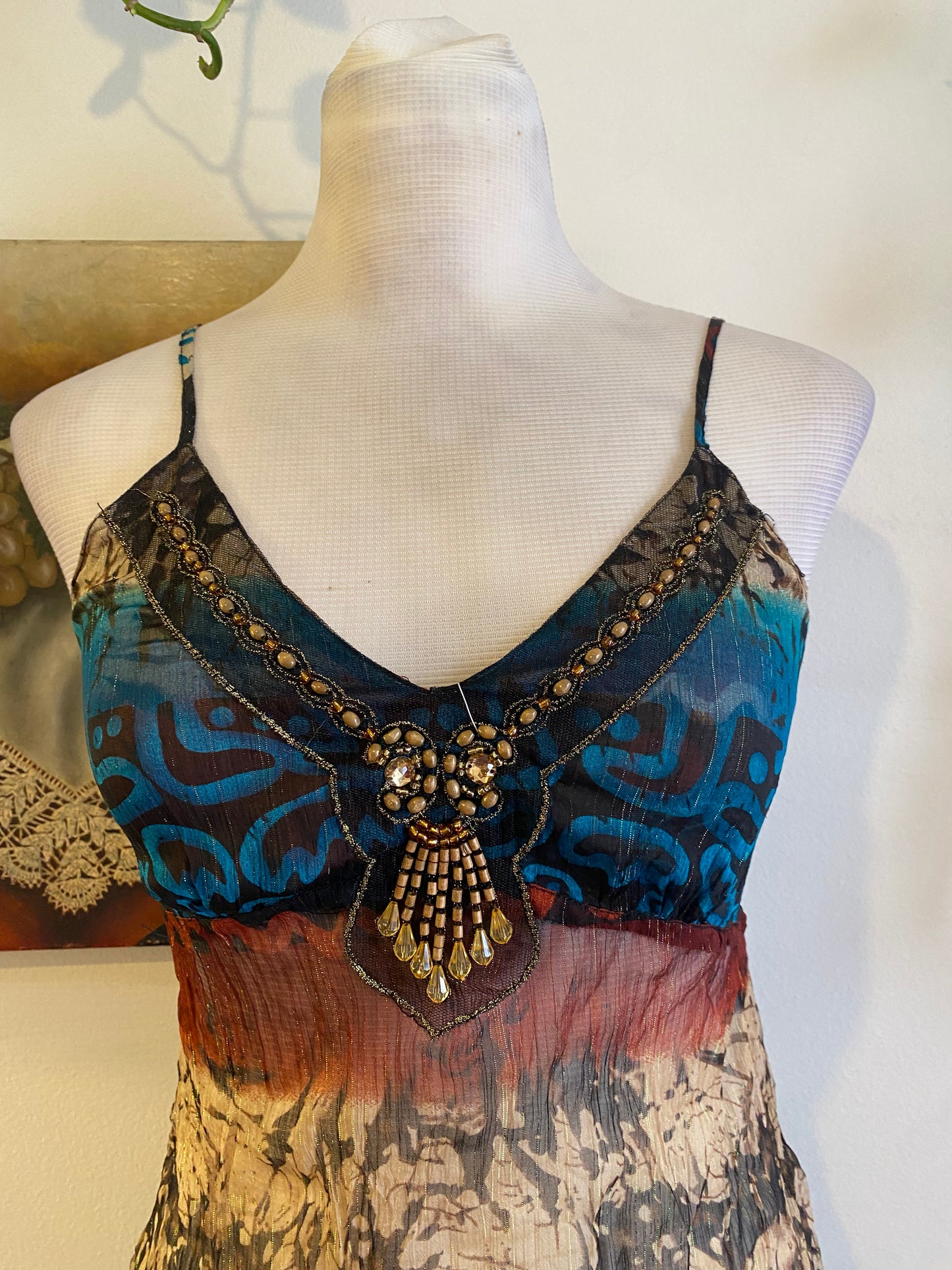 Silk based brand new sequin top