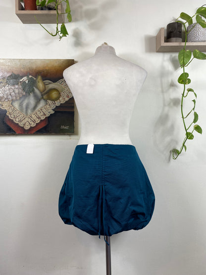 Rich blue ballon skirt