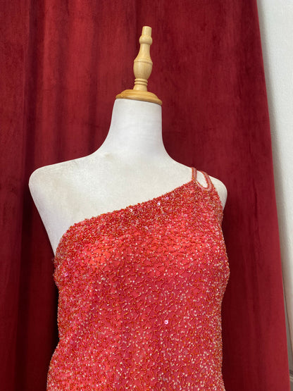 Rene Derhy 100% silk sequin top 💐