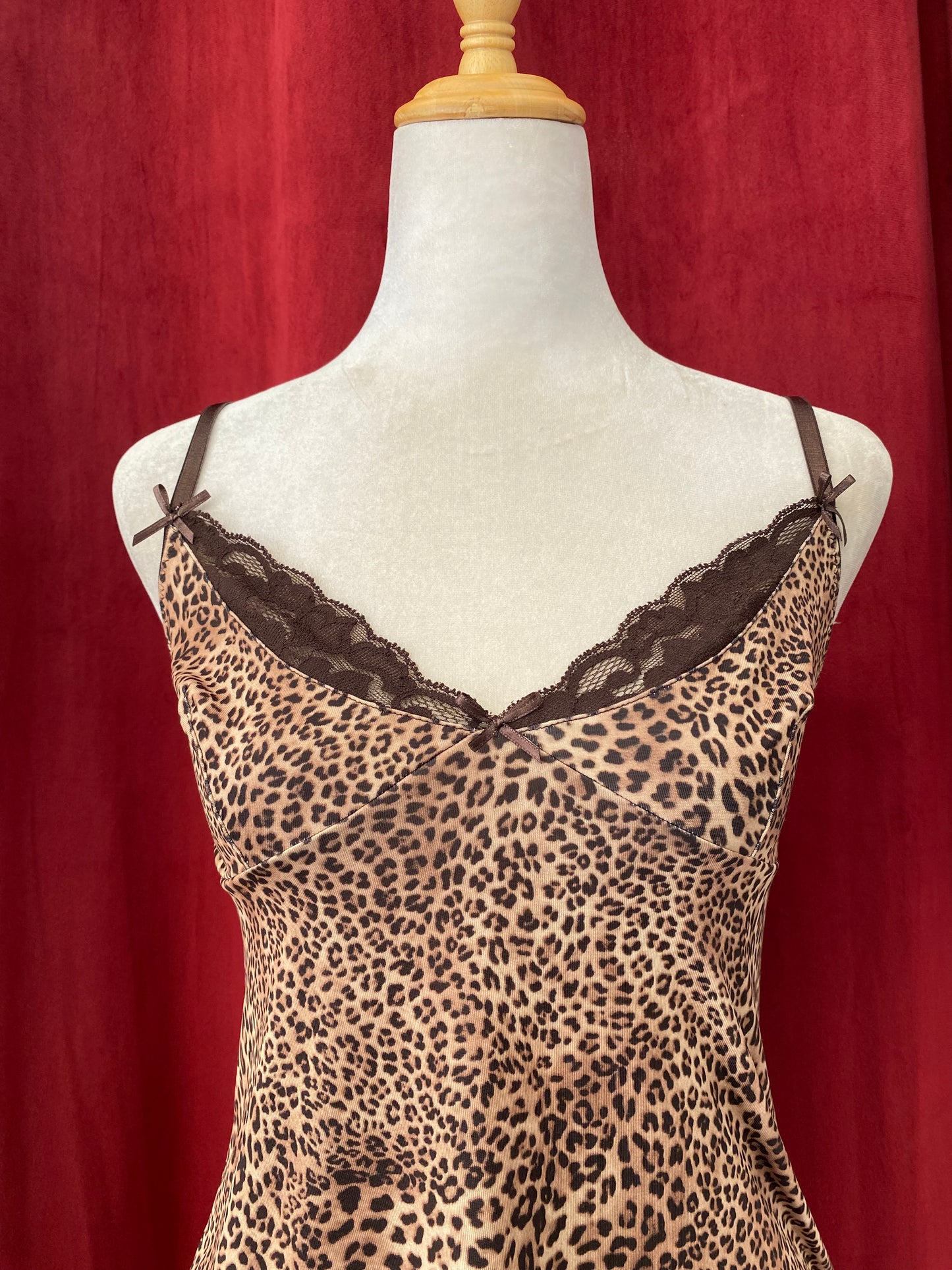 Animal print cami top