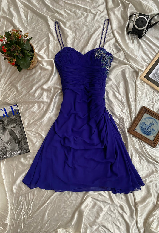 Rich purple bodycon princess dress