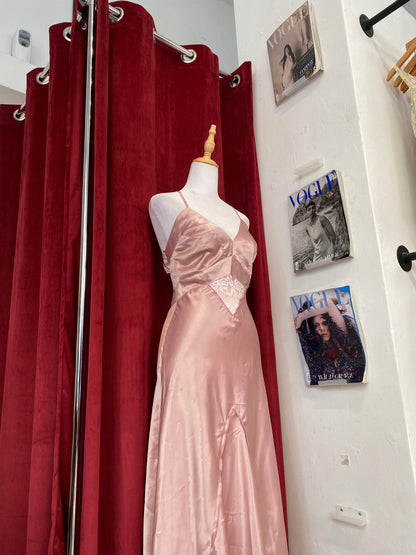 Satin baby pink fairy dress 🧚