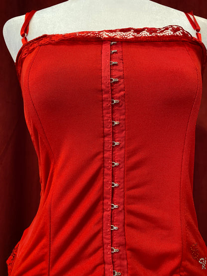 Brand new red corset top