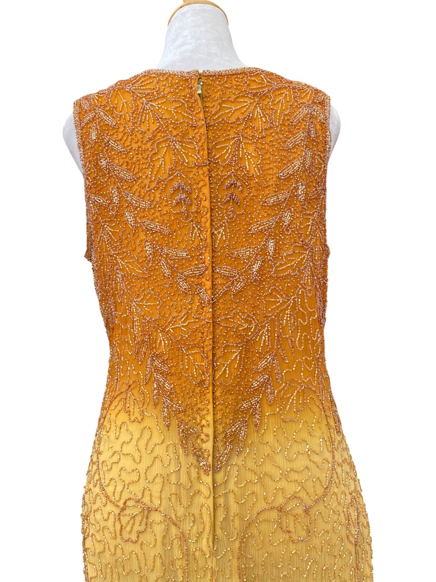 The royal gown in orange