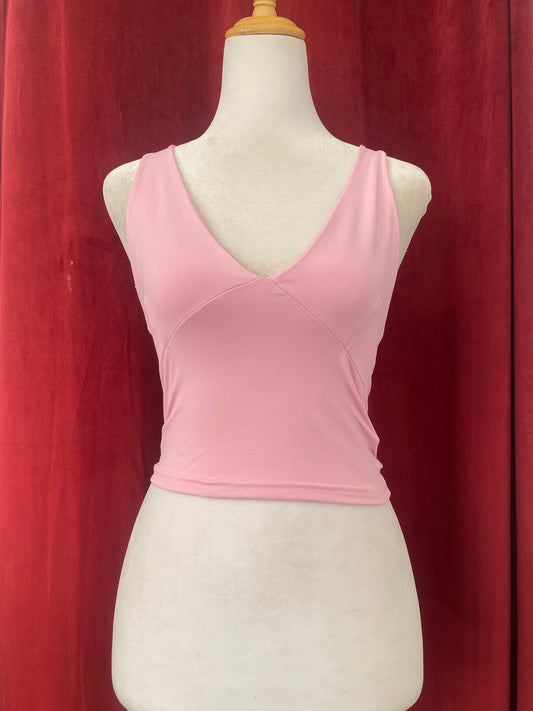 Light pink well fitted y2k top