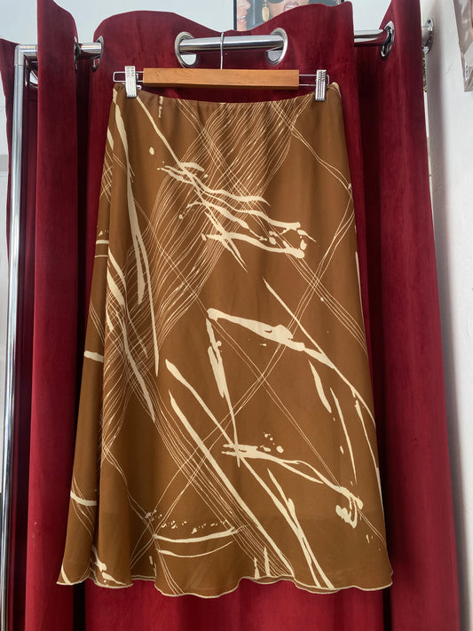 Brown summer skirt