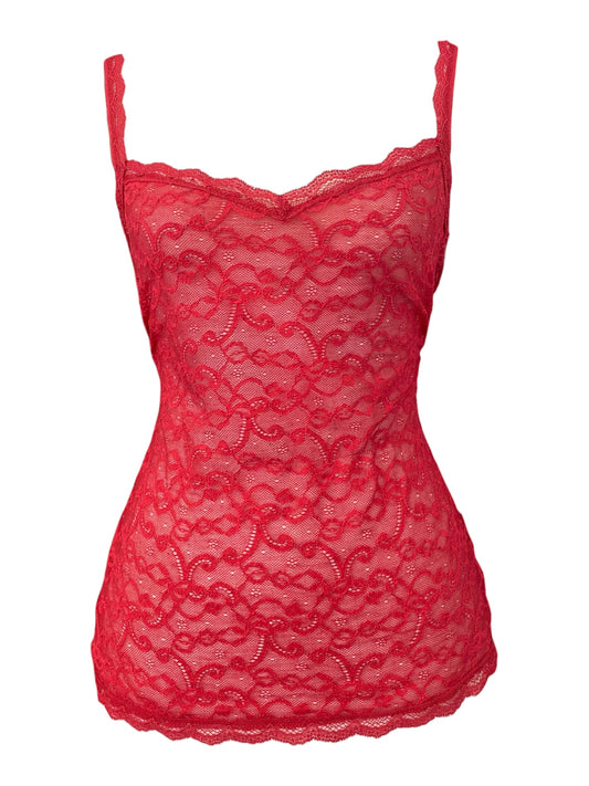 Red lace lingerie top ❤️