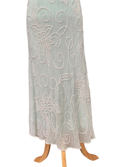 The princess baby blue dress