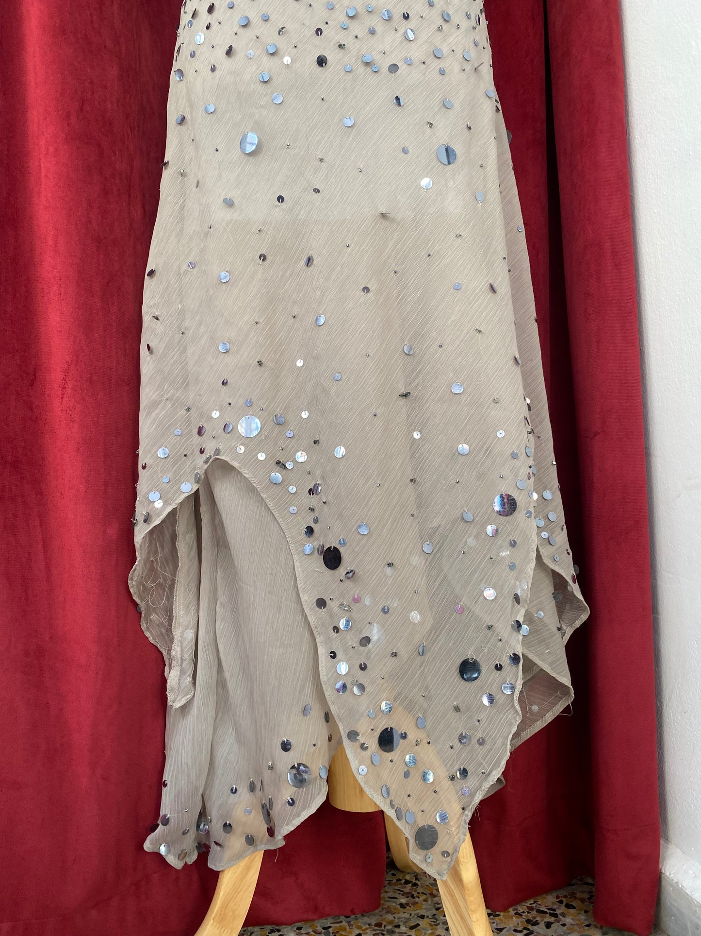 K derhy rare sequin gown