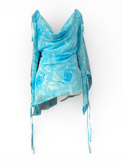 Blue mermaid blouse 🧜🏻‍♀️