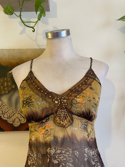 Silk based brand new sequin top