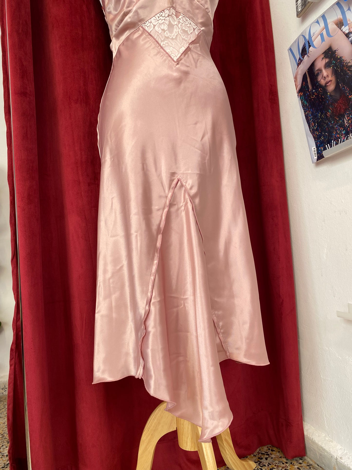 Satin baby pink fairy dress 🧚