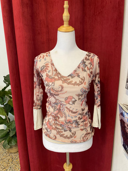 Pink Y2K multicoloured top