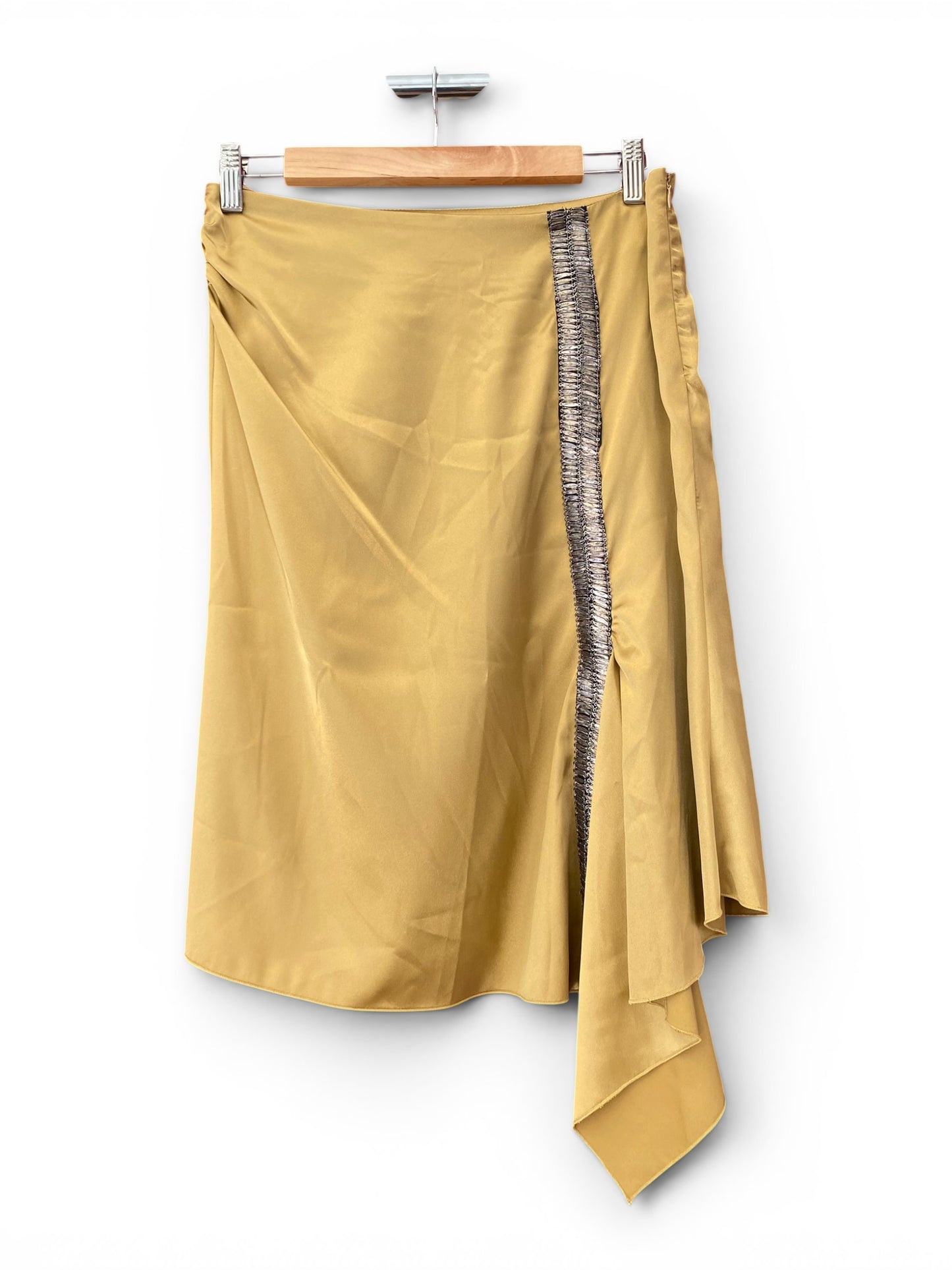 Satin gold skirt ✨