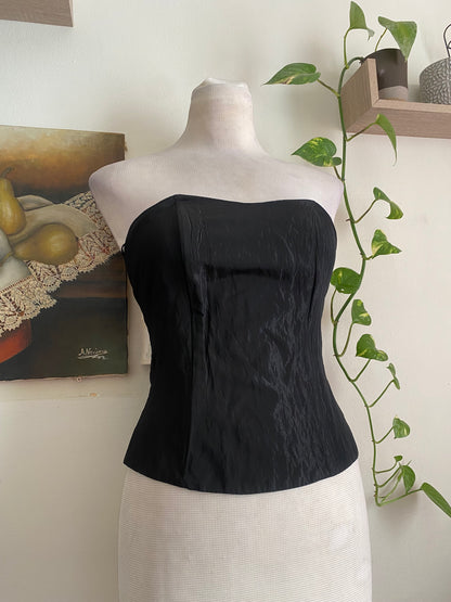 Brand new liquid organza fitted corset