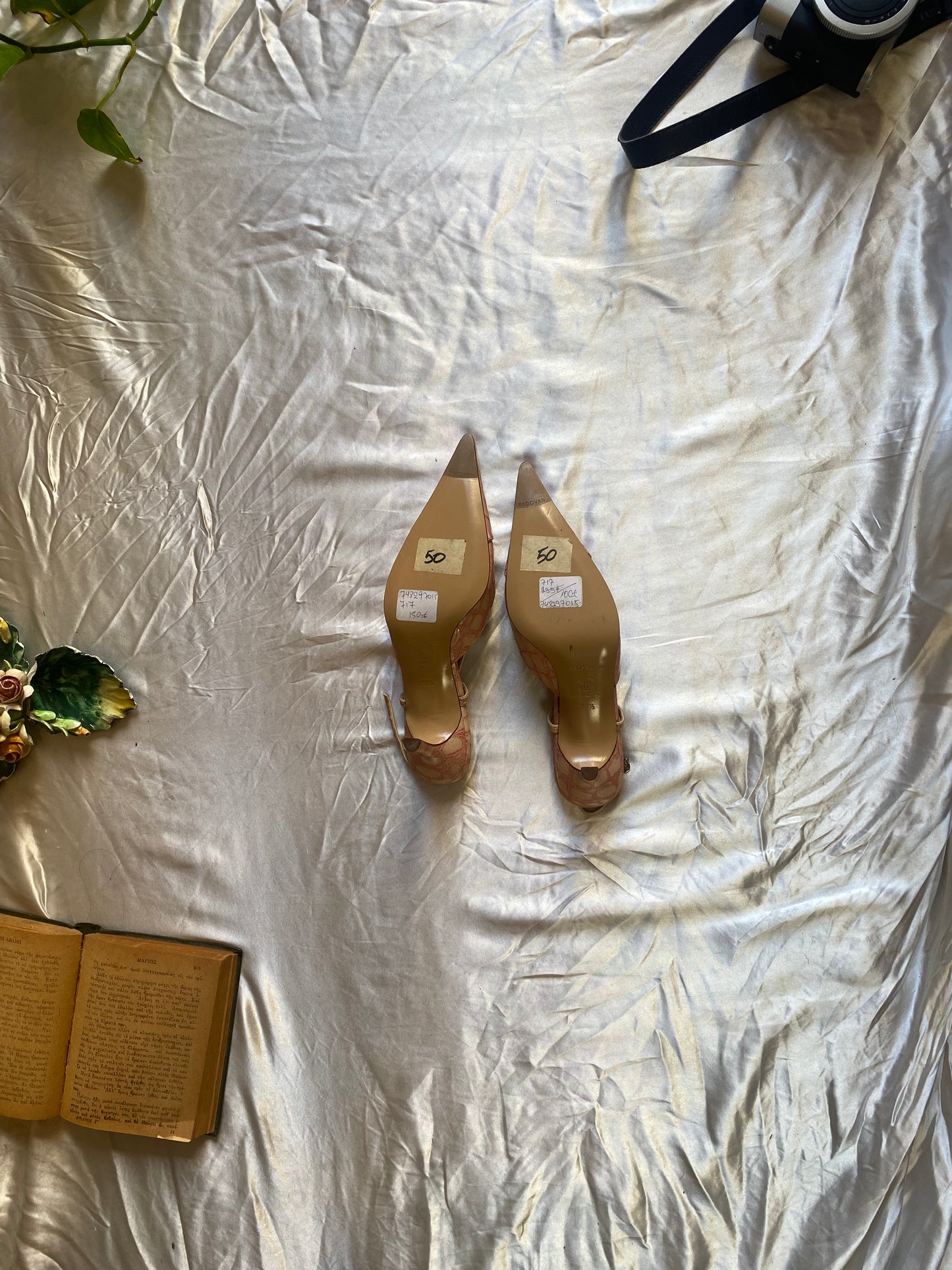 Brand new Luciano padovan real leather croco pink heels