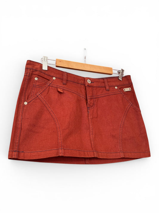 Burgundy retro mini skirt 🌹