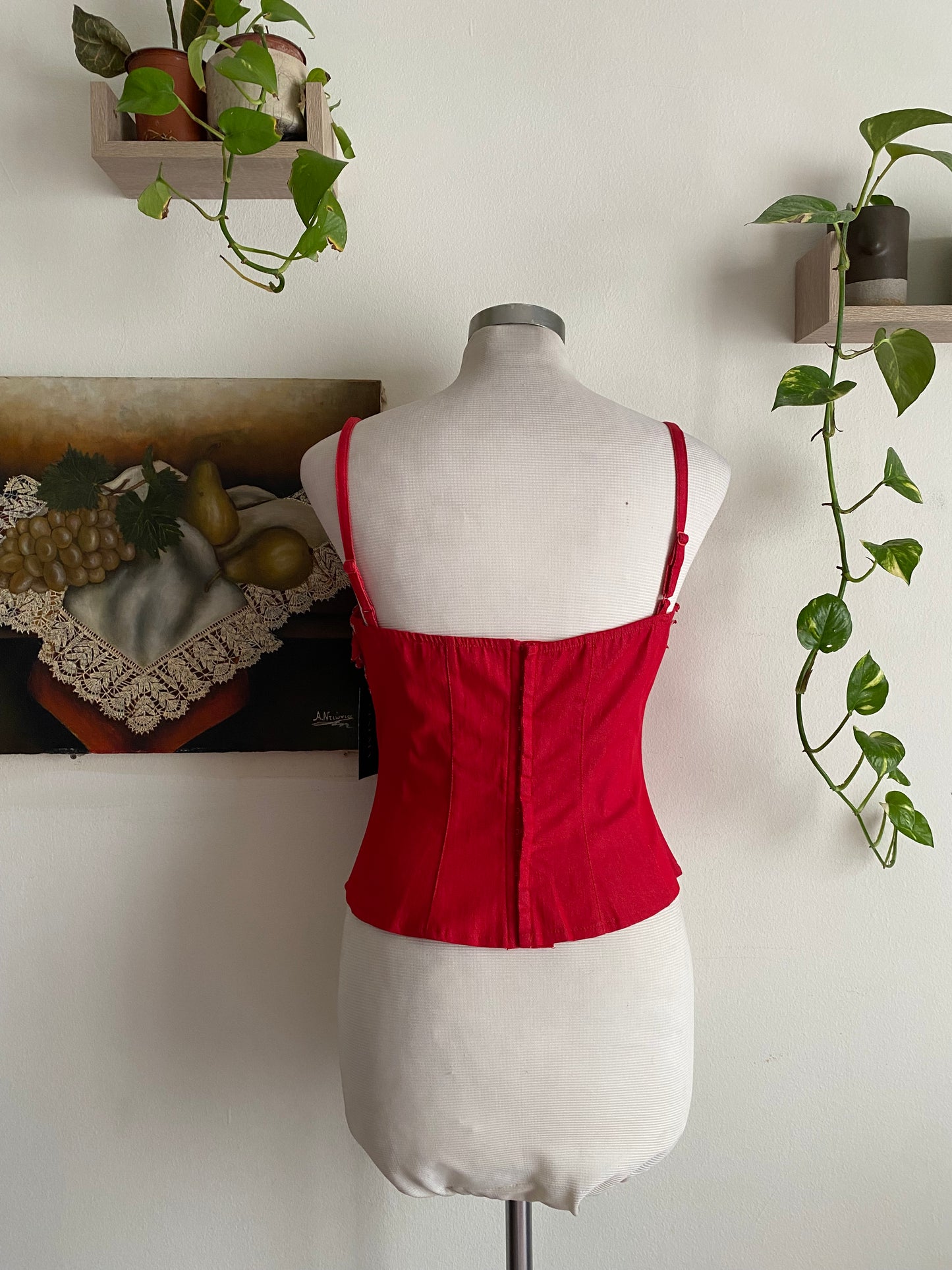 Denim zinas couture brand new corset