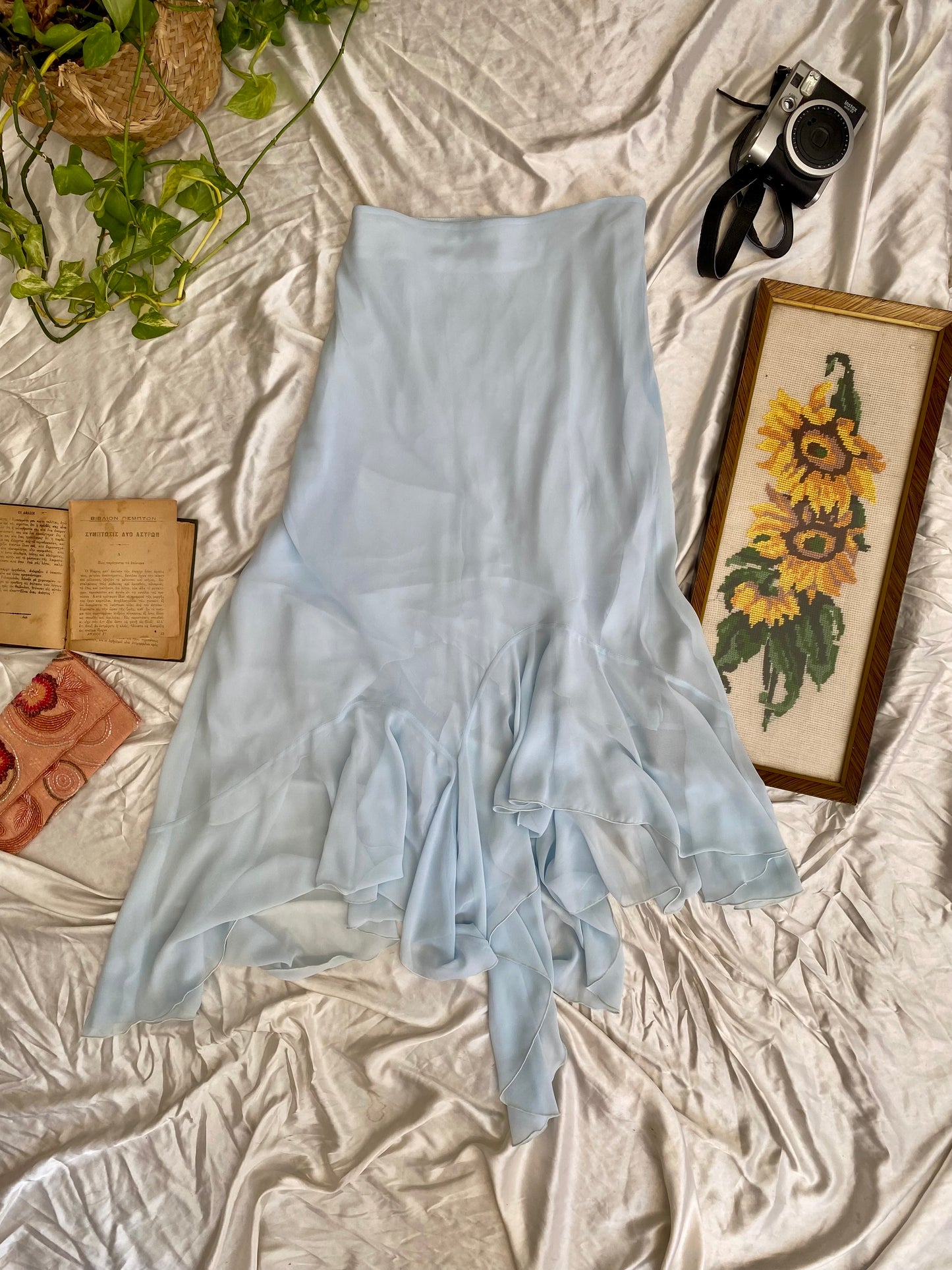 Ethereal baby blue skirt