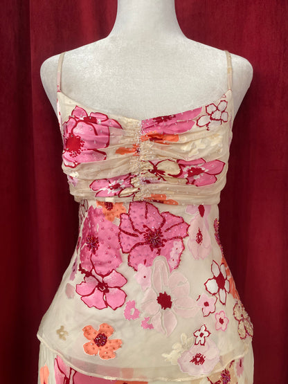 Blush Sakura Silk Ensemble set