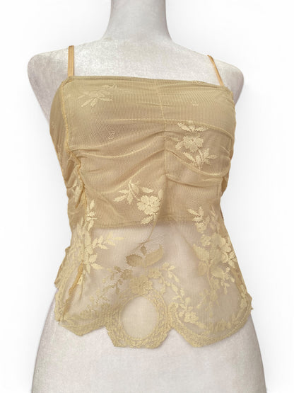 Lace beige top