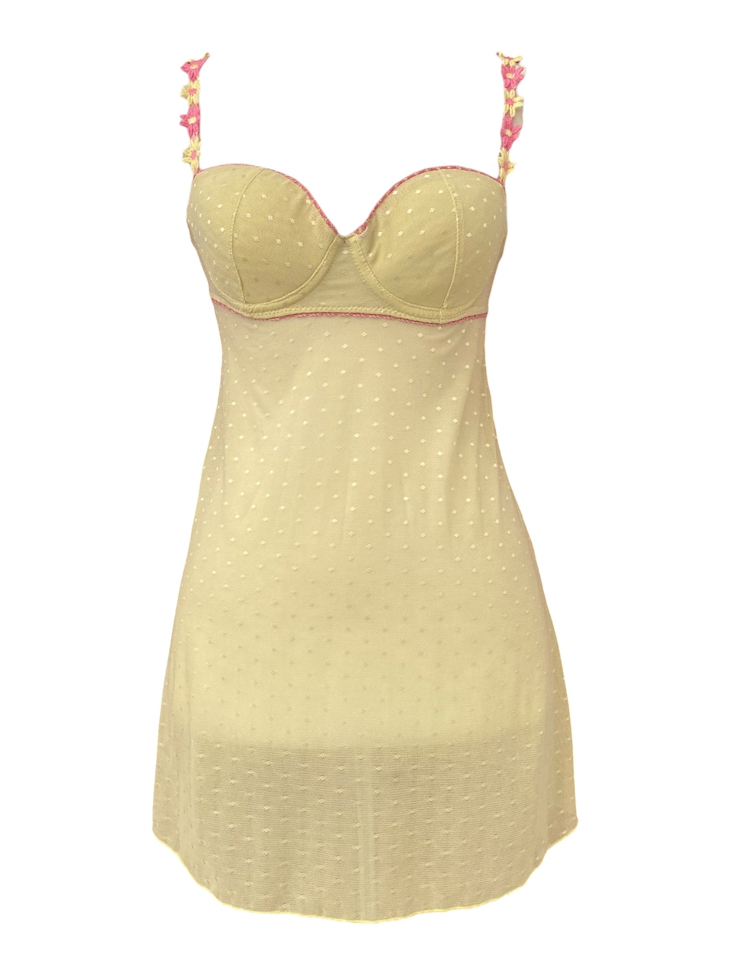 Butter yellow floral babydoll