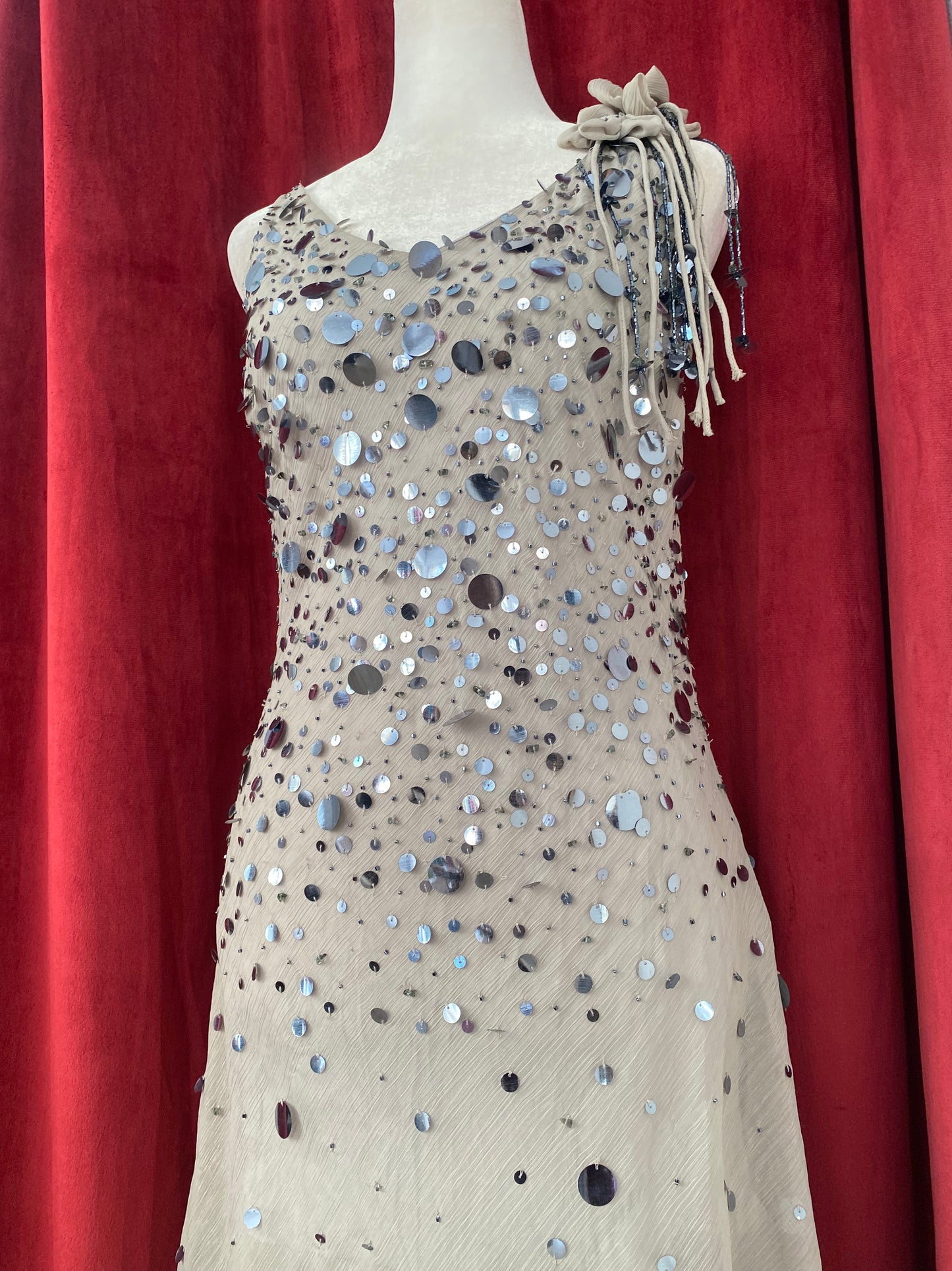 K derhy rare sequin gown