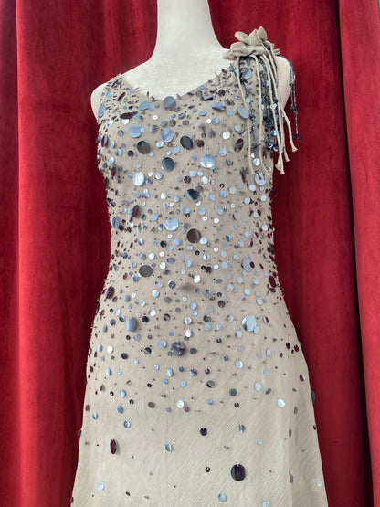 K derhy rare sequin gown