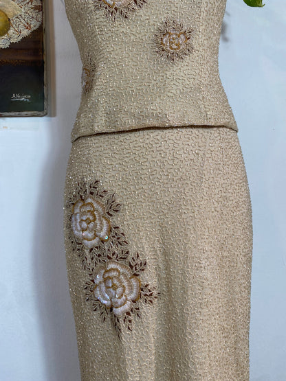 Aurelia Embellished Silk Set