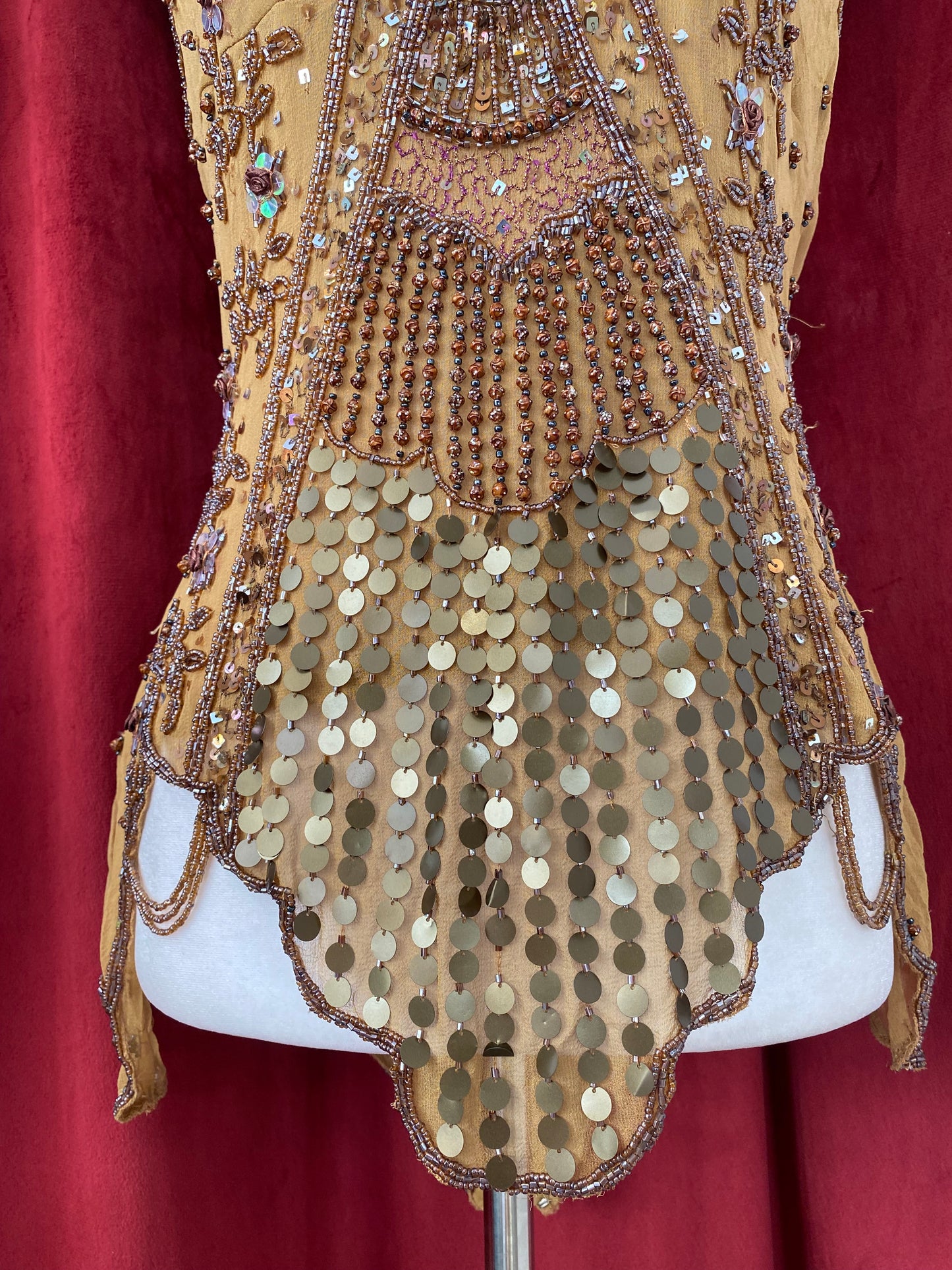 100% silk deadstock butterfly top