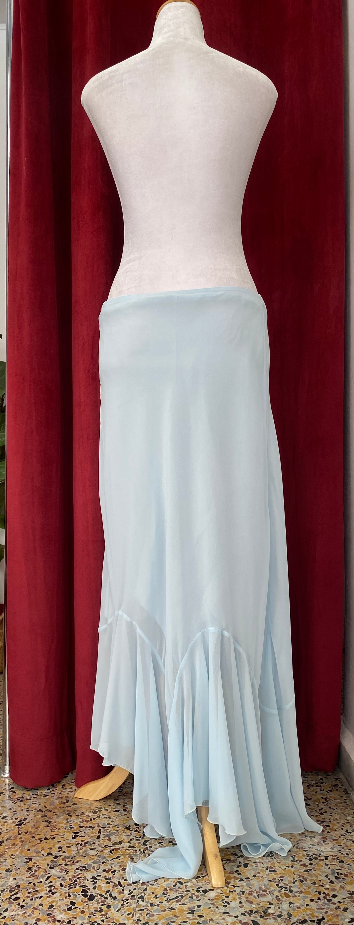 Ethereal baby blue skirt