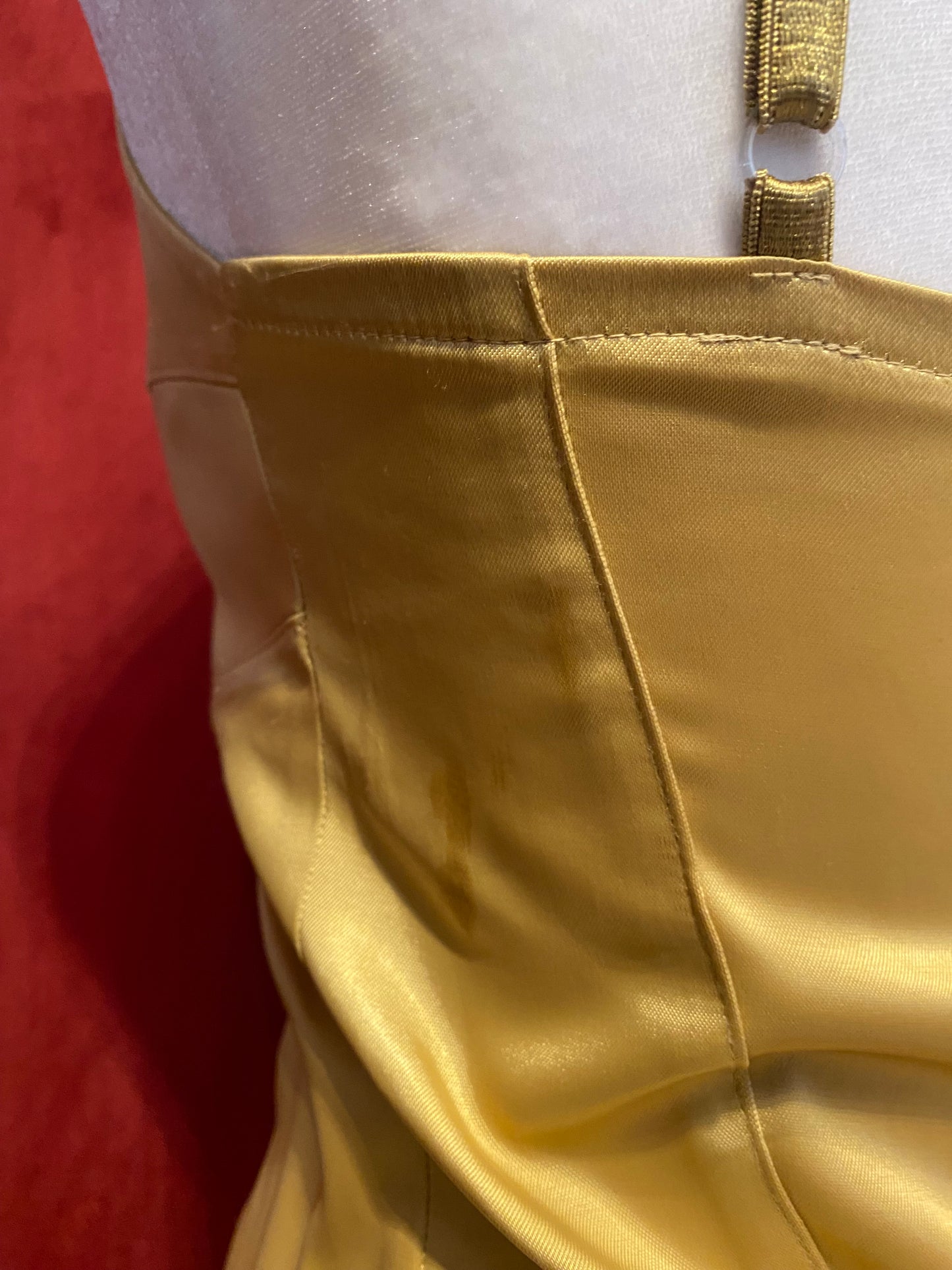 Brand new gold satin corset top 🌟