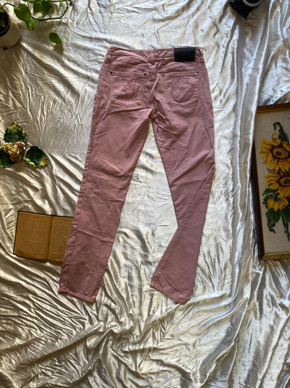 John Galliano capri pink pants